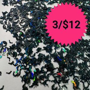 Mini Holo Bats Nail Glitter